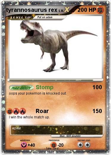 Pokemon tyrannosaurus rex