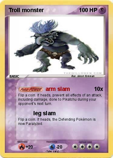 Pokemon Troll monster