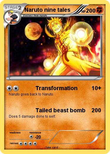 Pokemon Naruto nine tales