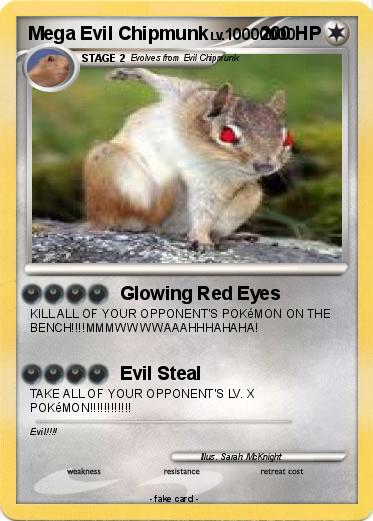 Pokemon Mega Evil Chipmunk
