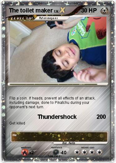 Pokemon The toilet maker