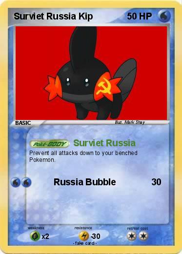 Pokemon Surviet Russia Kip