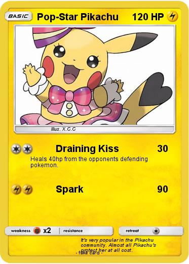 Pokemon Pop-Star Pikachu