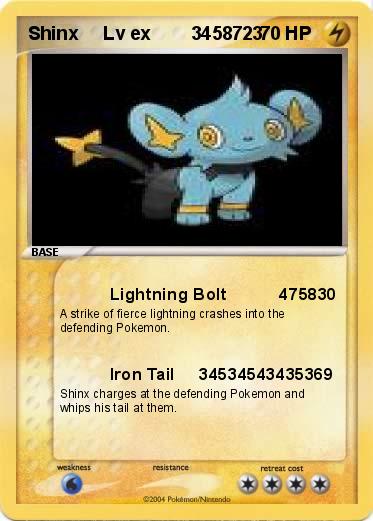 Pokemon Shinx     Lv ex        3458723