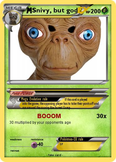 Pokemon Snivy, but god