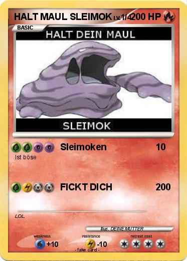 Pokemon HALT MAUL SLEIMOK