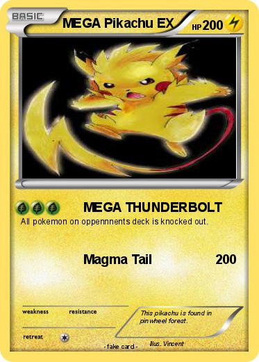 Pokemon MEGA Pikachu EX