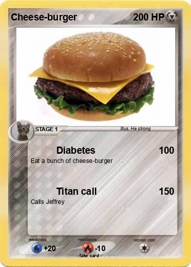 Pokemon Cheese-burger