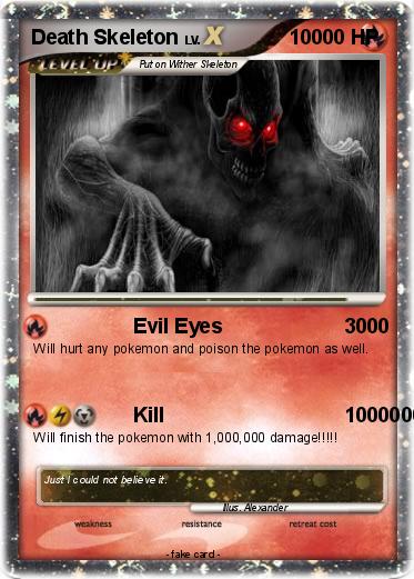 Pokemon Death Skeleton