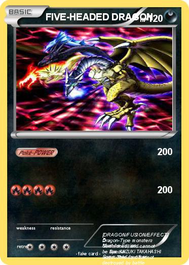 Pokemon FIVE-HEADED DRAGON