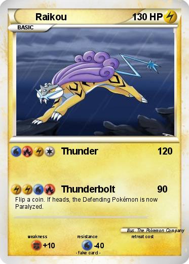 Pokemon Raikou
