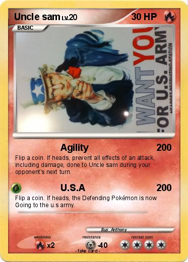 Pokemon Uncle sam