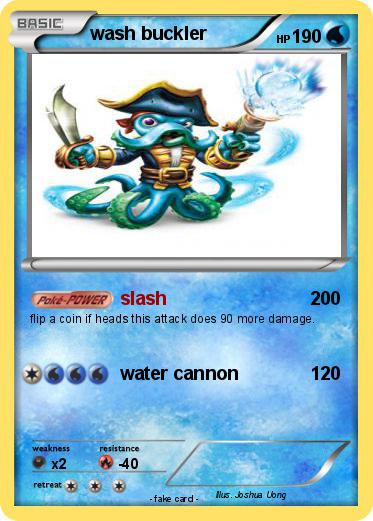 Pokemon wash buckler