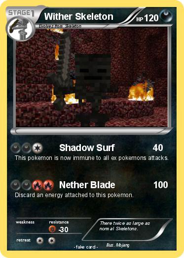 Pokemon Wither Skeleton