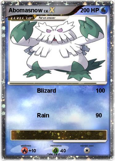 Pokemon Abomasnow
