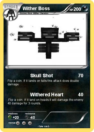 Pokemon Wither Boss Pokemon Wither Boss
