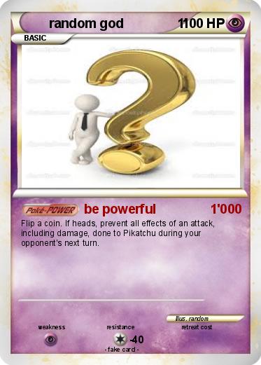 Pokemon random god               1'