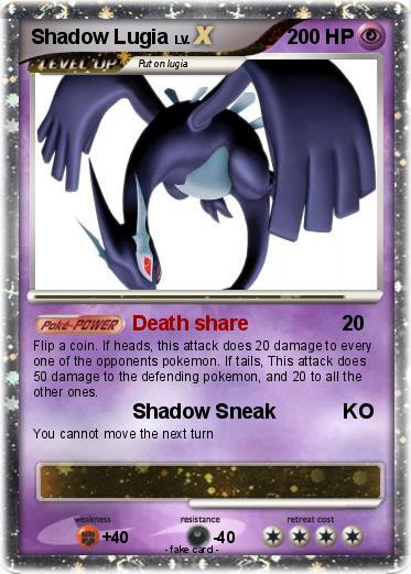 Pokemon Shadow Lugia