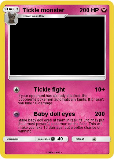 Pokemon Tickle monster