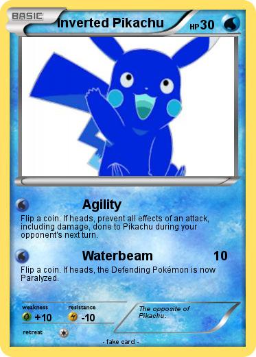 Pokemon Inverted Pikachu