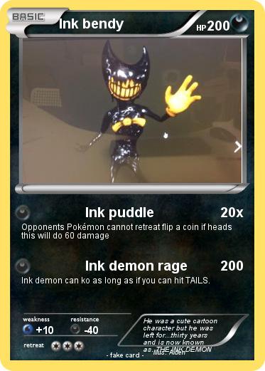 Pokemon Ink bendy
