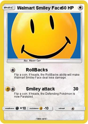 Pokemon Walmart Smiley Face