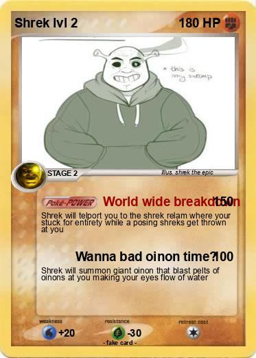 Pokemon Shrek lvl 2