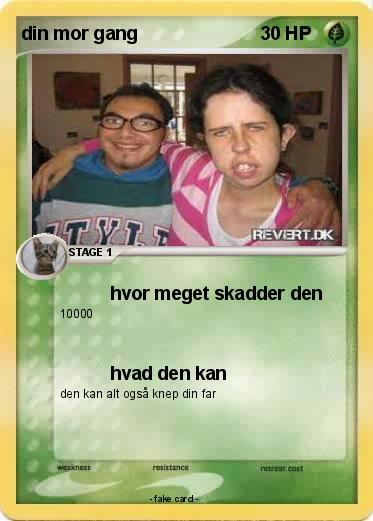 Pokemon din mor gang