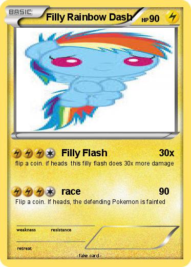 Pokemon Filly Rainbow Dash