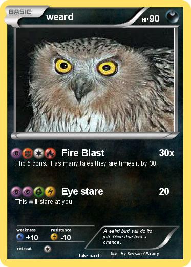 Pokemon weard