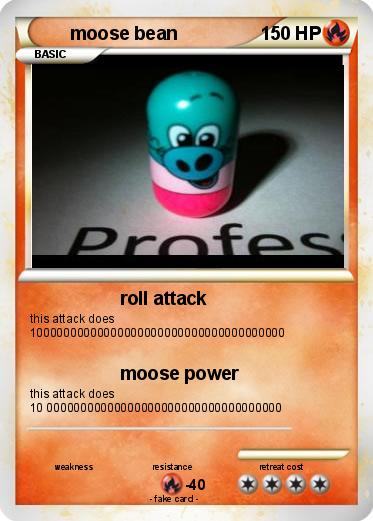 Pokemon moose bean