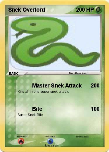 Pokemon Snek Overlord