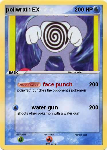 Pokemon poliwrath EX