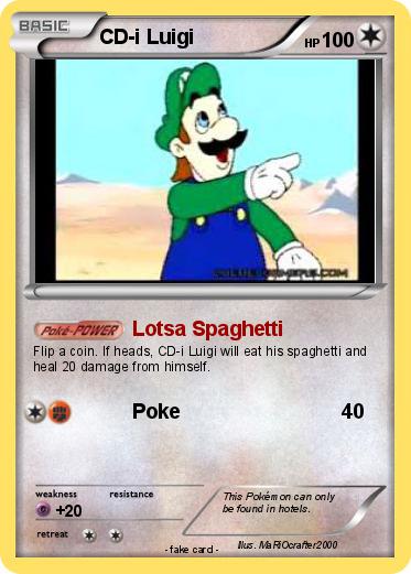 Pokemon CD-i Luigi