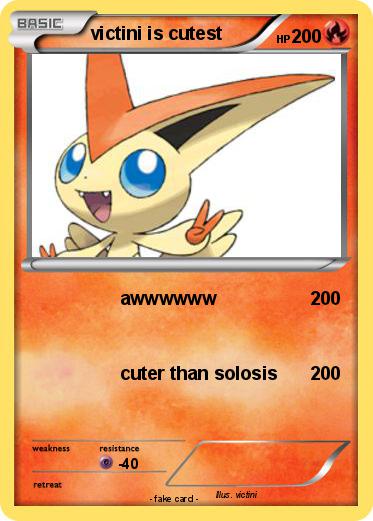 Pokemon victini is cutest