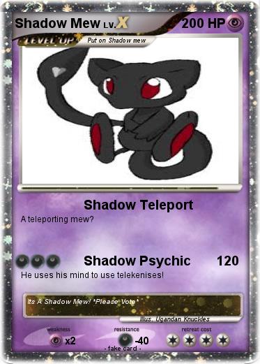 Pokemon Shadow Mew