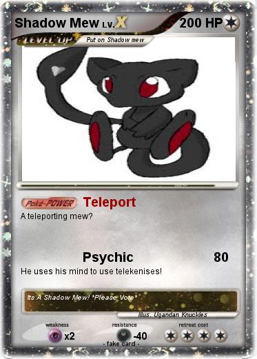Pokemon Shadow Mew