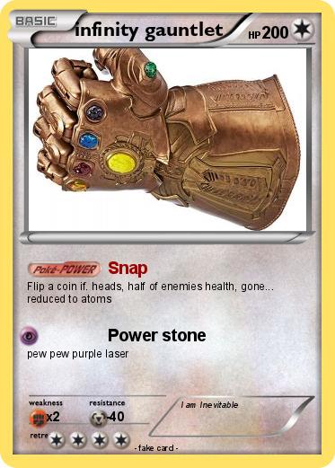 Pokemon infinity gauntlet