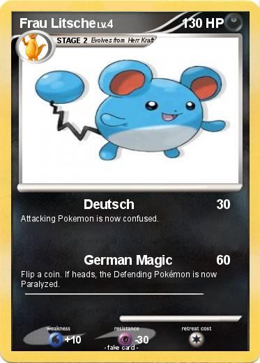 Pokemon Frau Litsche