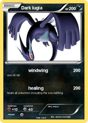 Pokemon Dark lugia