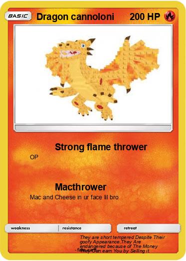 Pokemon Dragon cannoloni