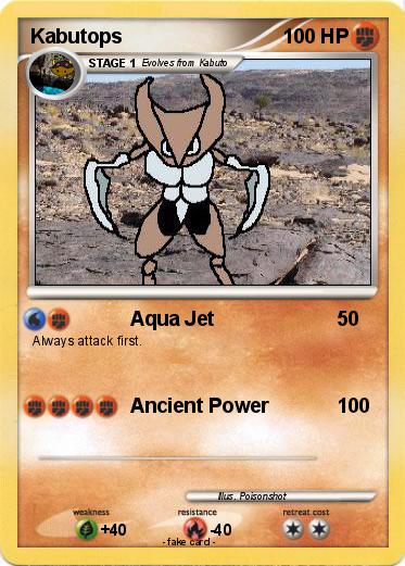 Pokemon Kabutops