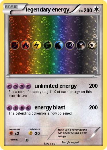 Pokemon legendary energy
