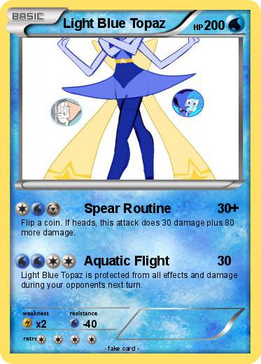 Pokemon Light Blue Topaz