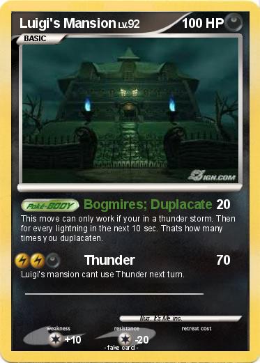 Pokemon Luigi's Mansion