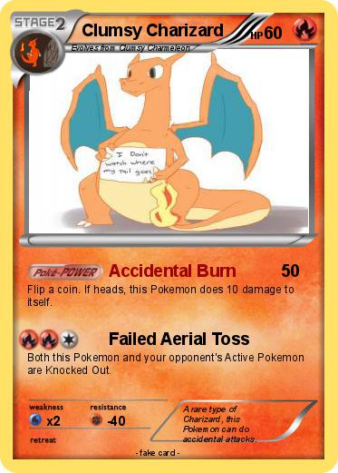 Pokemon Clumsy Charizard