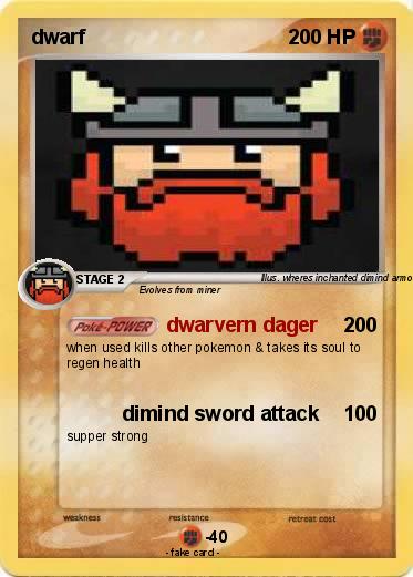 Pokemon dwarf