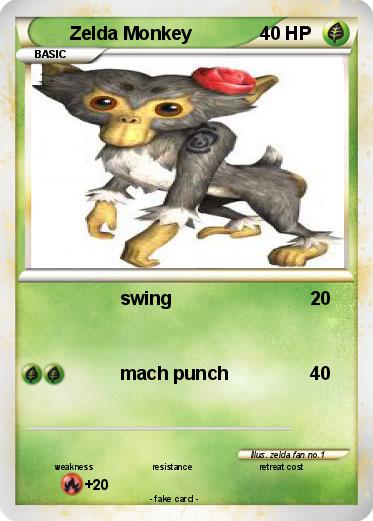 Pokemon Zelda Monkey