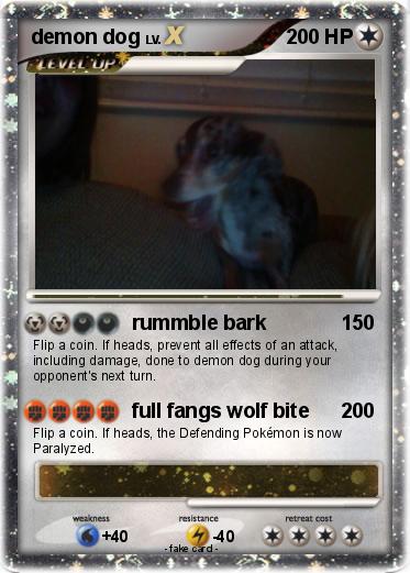 Pokemon demon dog