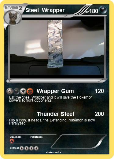 Pokemon Steel  Wrapper
